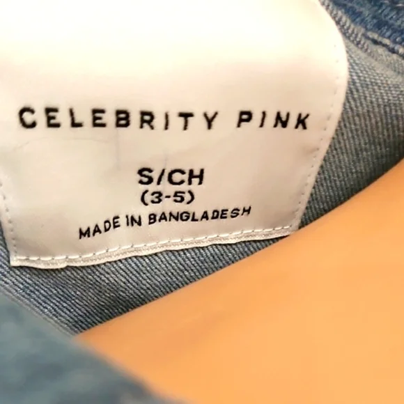 Celebrity Pink Light Blue Denim Romper - Picture 9 of 11